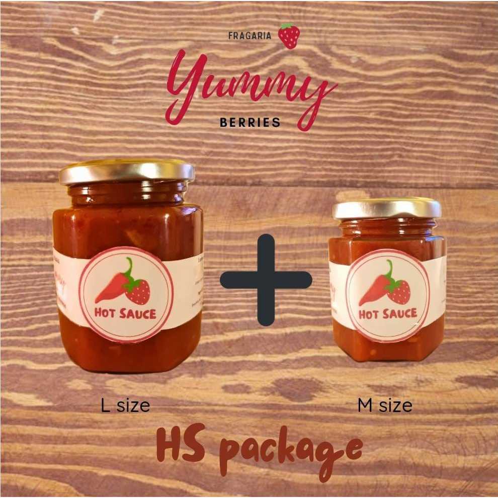 

HS Package Strawberry Hot Sauce M+L Size