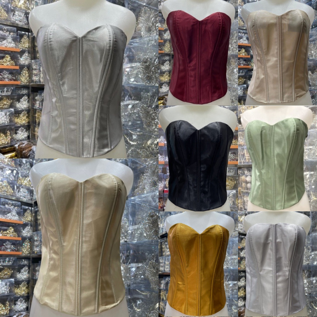 Longtorso Kemben Bustier JUMBO Dalaman Kebaya Satin Silk 8 Tulang