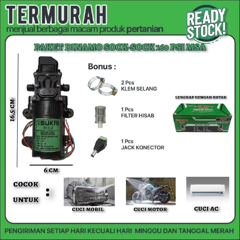 Dinamu pompa steam 160 psi/dinamo sprayer elektrik