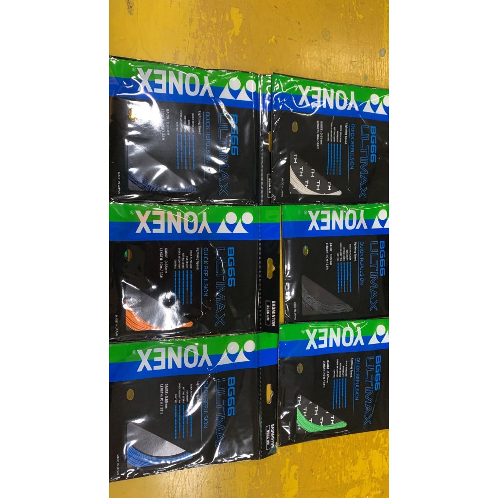 Senar Raket Badminton Yonex BG66 Ultimax
