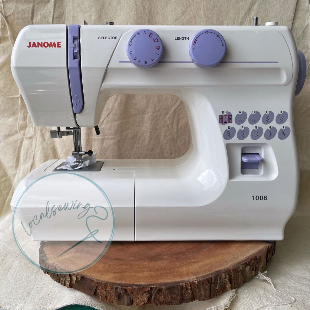 Mesin Jahit Portable Janome 1008 / Janome 1008 Mesin Jahit Portabel 10 Macam Jahitan