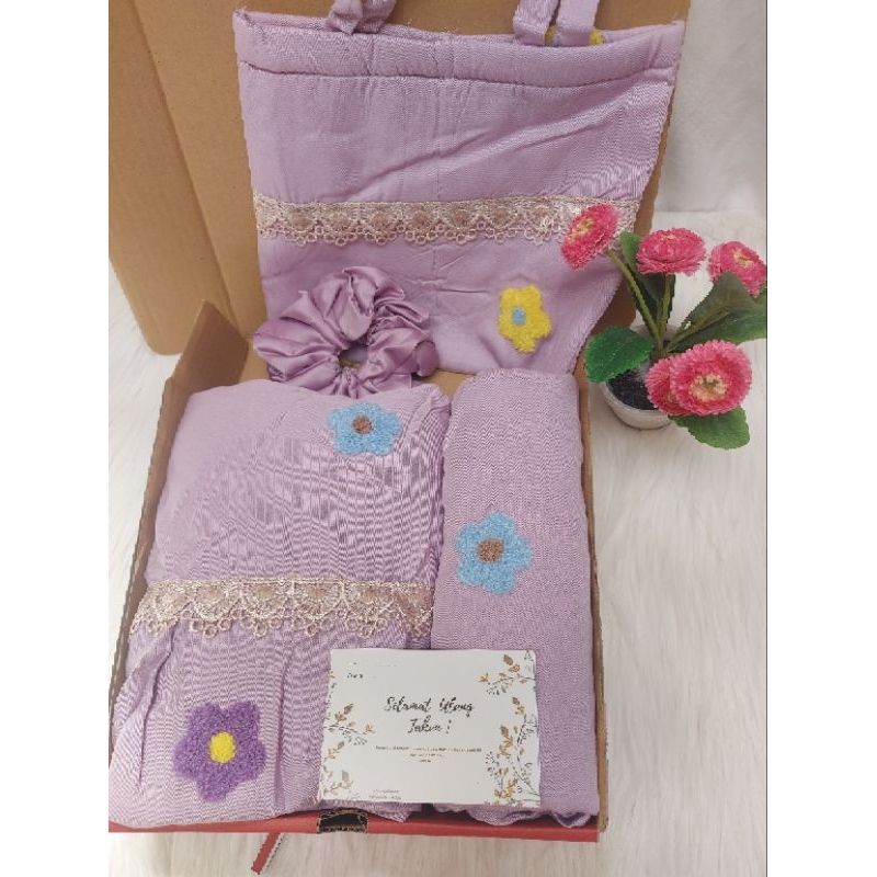 Hempers mukena anak/Mukena anak/Hadiah mukena/Bingkisan mukena/Gift box/Gift mukena/mukena anak/Hadi