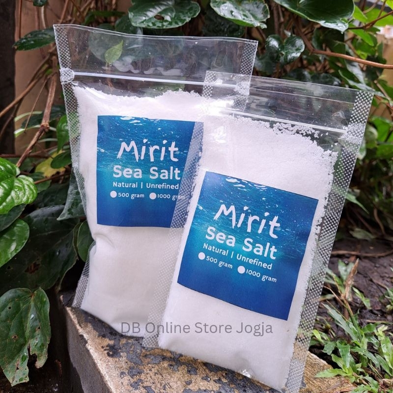 

Mirit Sea Salt/Garam Laut Mirit Kebumen Pantai Selatan 1000gr (1kg)