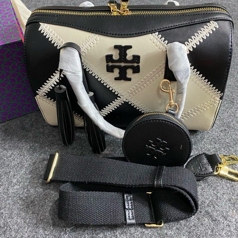 Second Bag ToryBurch Speedy Bordir (Fullset)