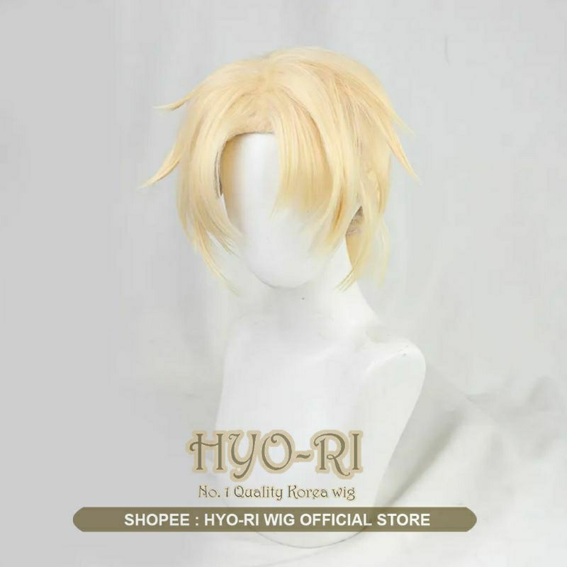 HYO-RI WIG : WIG LEN KAGAMINE WIG KAGAMINE LEN WIG COSPLAY ANIME PROJECT SEKAI