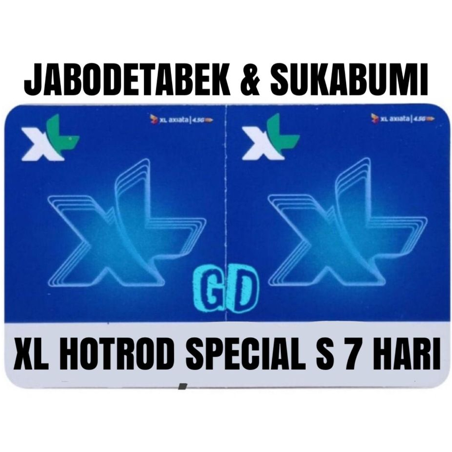 Voucher XL HOTROD Special S 7Hari (JABODETABEK & SUKABUMI)