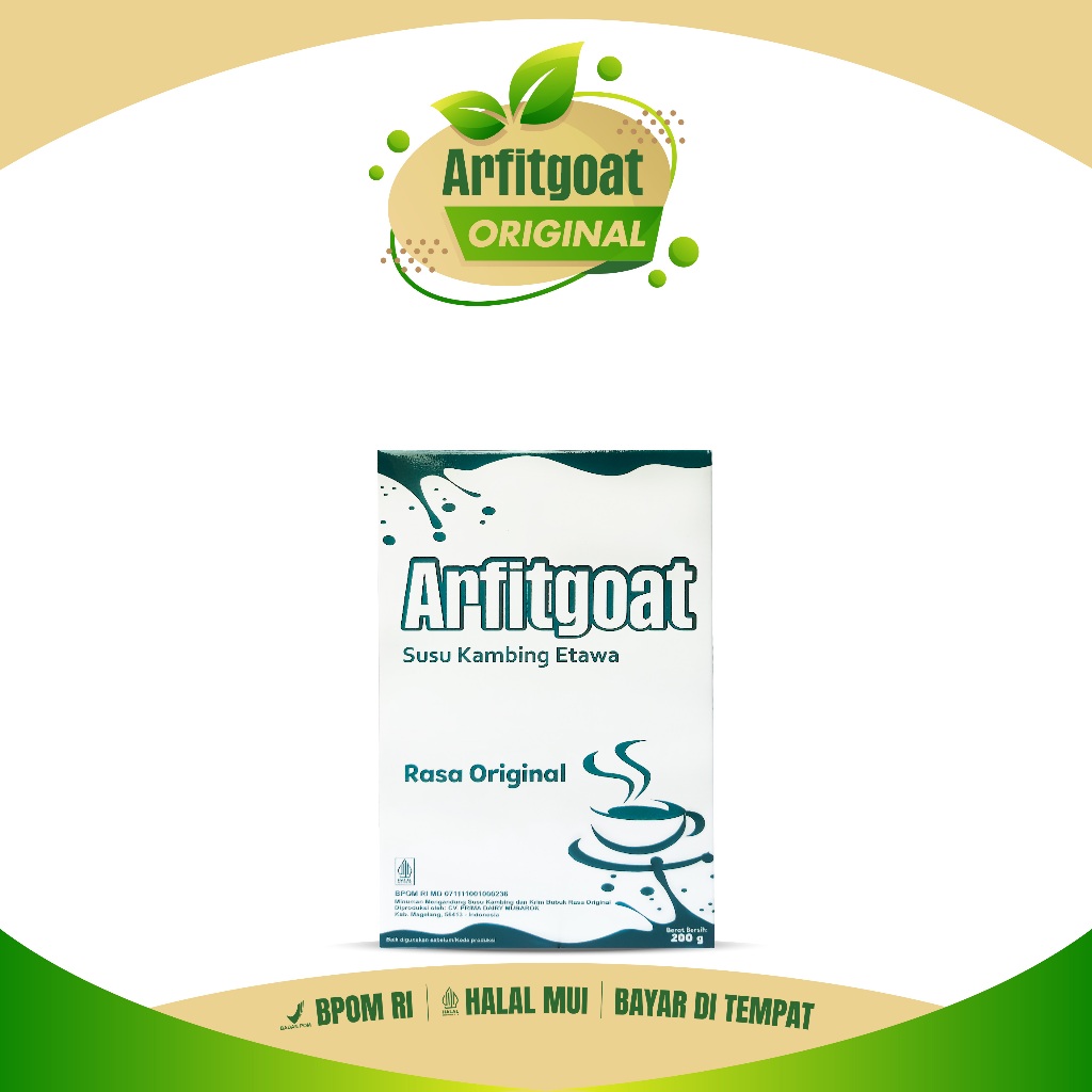 

Arfitgoat Original - Susu Kambing Etawa Arfitgoat Original Atasi Asam Urat Nyeri Sendi Osteoporosis