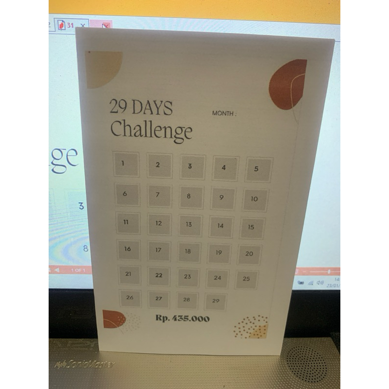 

BROWN - TANTANGAN MENABUNG SAVING CHALLANGE AMPLOP