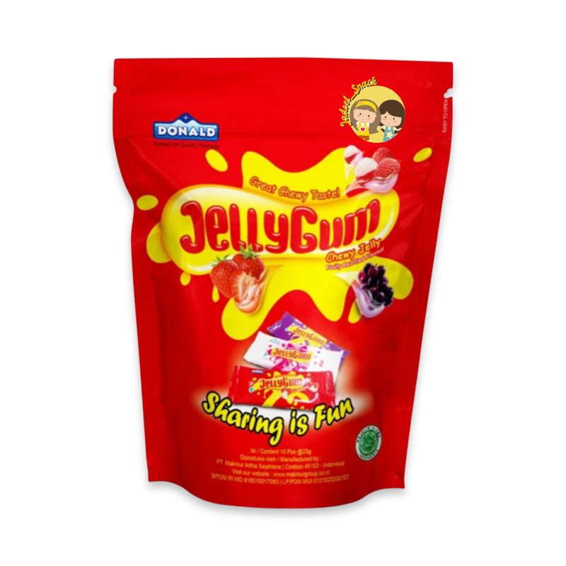 

Jelly Gum Pouch Donald 230 Gr Rasa Buah By Jadoel_Snack