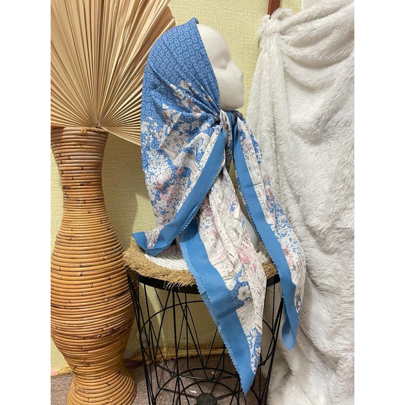 Hijab Voal Motif Syar'i / Hijab Voal Motif Jumbo
