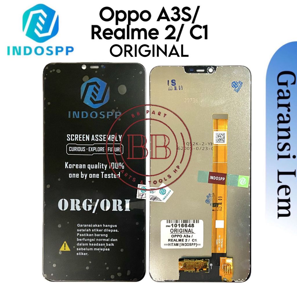LCD Touchscreen Fullset OP A3S / OP A5 (A5 2018 / AX5) / OP A12E / Realme 2 / Realme C1 / A1603 / CP