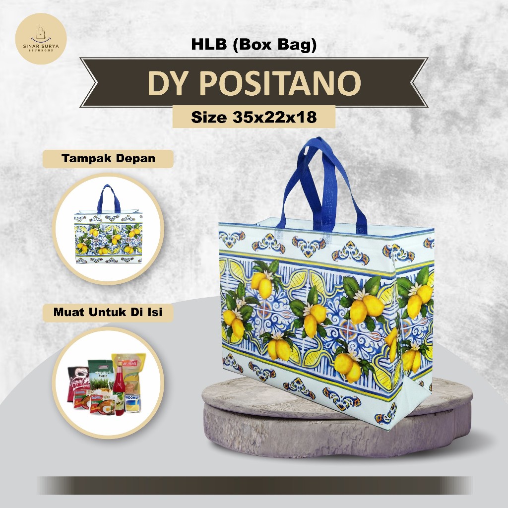 

Tas Parcel | Goodie Bag Bingkisan Laminasi | Tas Sembako 31x40x15