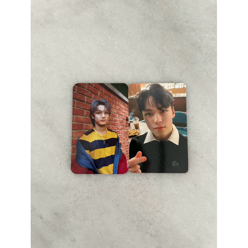SEVENTEEN Semicolon Photocard Mecima Benefit (JUN) and Yes24 Benefit Ver. (VERNON)