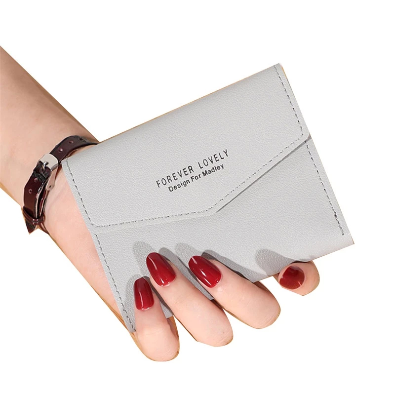 ATS Dompet Lipat wanita pendek model klip Fashion Dompet mini Wanita