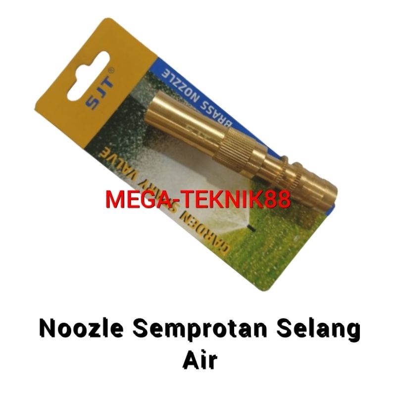 NOOZLE NOZEL KUNINGAN SEMPROTAN SELANG AIR SJT