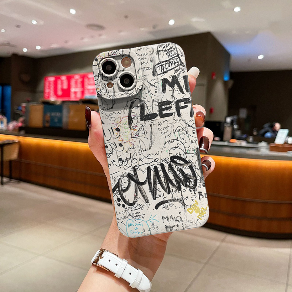 GRAFFITI WORD CASE PROCAMERA FOR OPPO VIVO SAMSUNG IPHONE XIAOMI REALME INFINIX ALL TYPE
