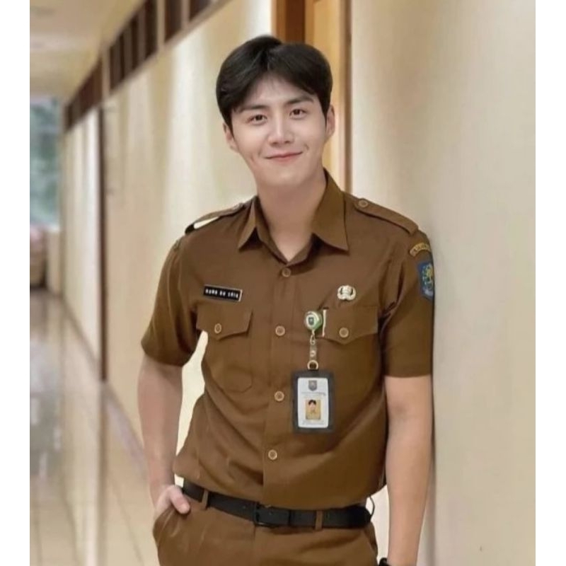 Satu Set Baju Dinas Kerja Seragam Pemda PNS ASN Guru Abdi Negara  Aparat Pemerintahan Setelan Celana