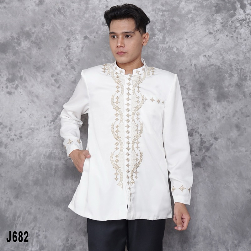 Jas Koko Bordir Salafy J682