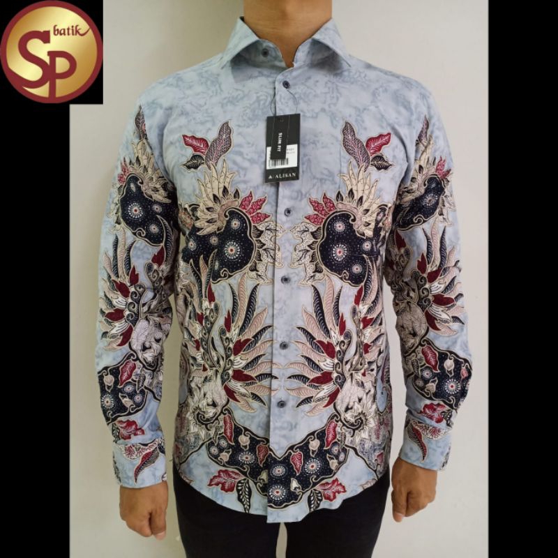 KEMEJA BATIK ALISAN LENGAN PANJANG SLIM FIT