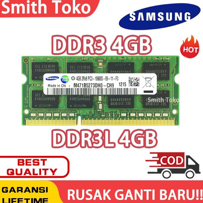 ART G57B Memory Ram laptop SAMSUNG SODIMM DDR3L 4GB 16 1333 DDR3 4GB 16 1333 DDR3 128 16