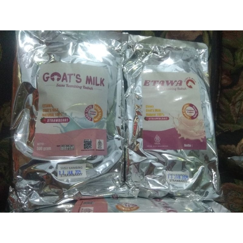 

Susu Bubuk Ettawa Strawberry
