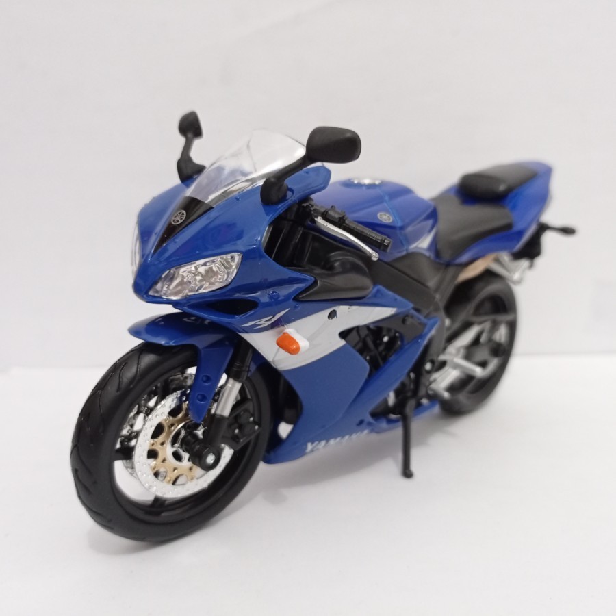 Diecast Motor Yamaha YZF-R1 Miniatur motor sport balap skala 1:12 murah
