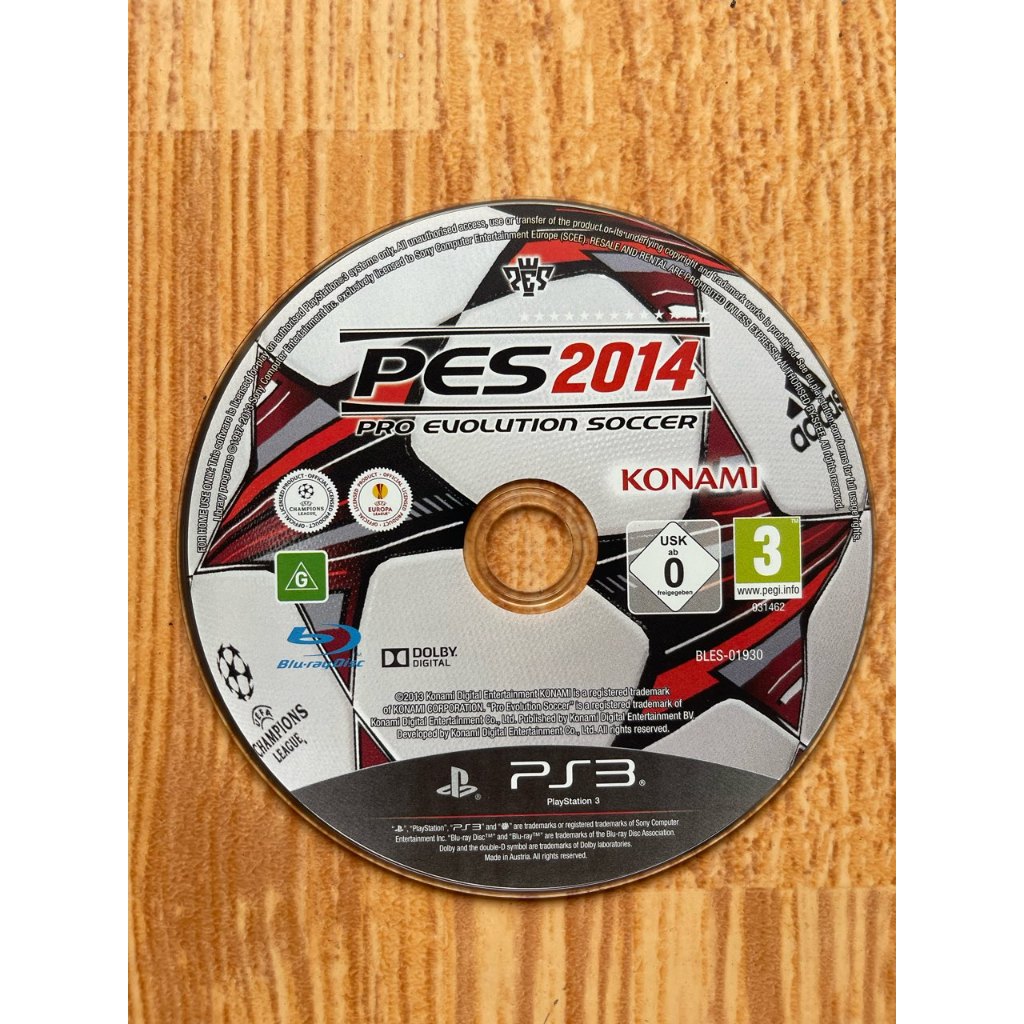 BD PS3 PES Pro Evolution Soccer 2014