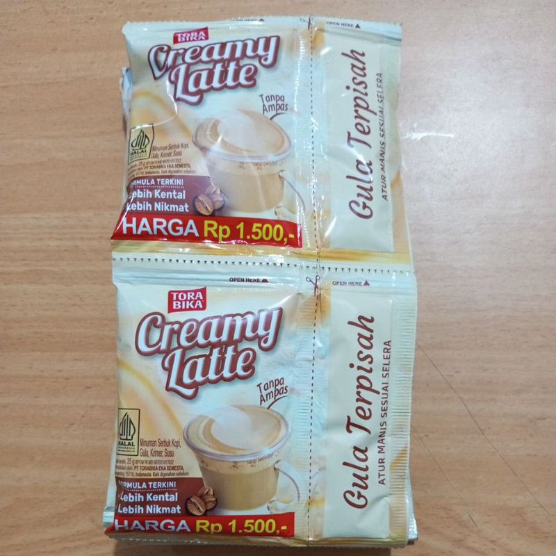 

Torabika Creamy Latte isi 10saset