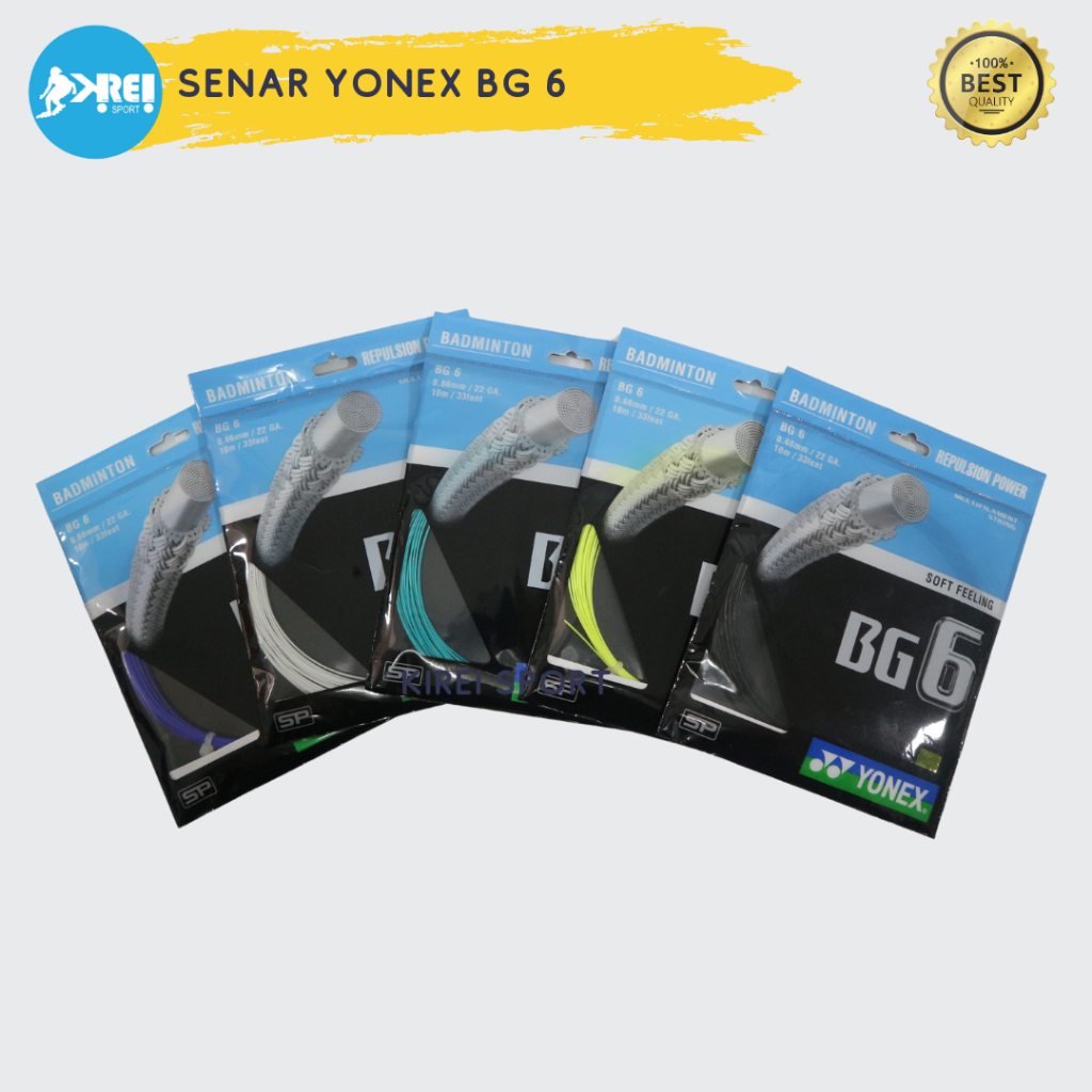 Senar Raket Badminton/Bulutangkis Yonex BG6 Original Asli