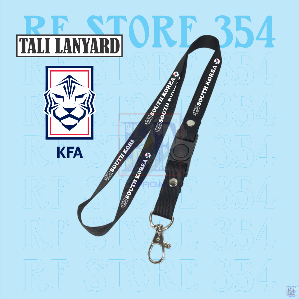 

TALI LANYARD KOREA SELATAN LOGO - TALI GANTUNGAN KFA SOUTH KOREA | KFA | K-LEAGUE TALI ID CARD GANTUNGAN KUNCI GANTUNGAN FLASHDISK GANTUNGAN NAMETAG TALI LANYARD BEST SELLER COD