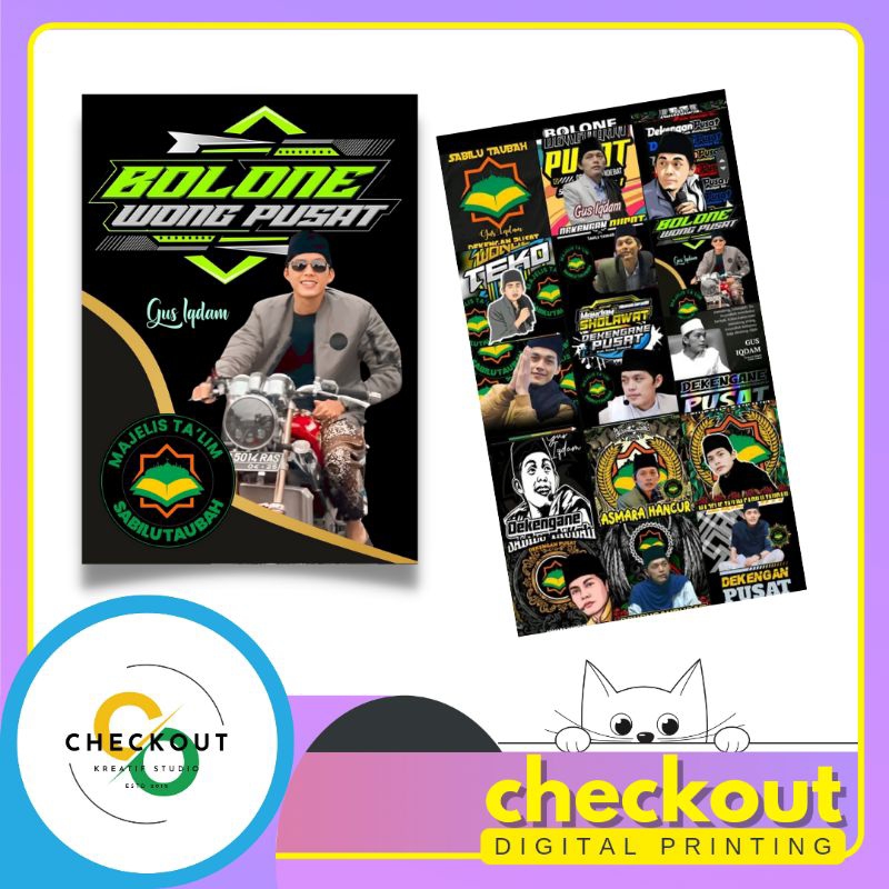 

Stiker gus iqdam st nyel dekengan pusat wonge teko / stiker sholawat / stiker majelis ta'lim sabilu taubah