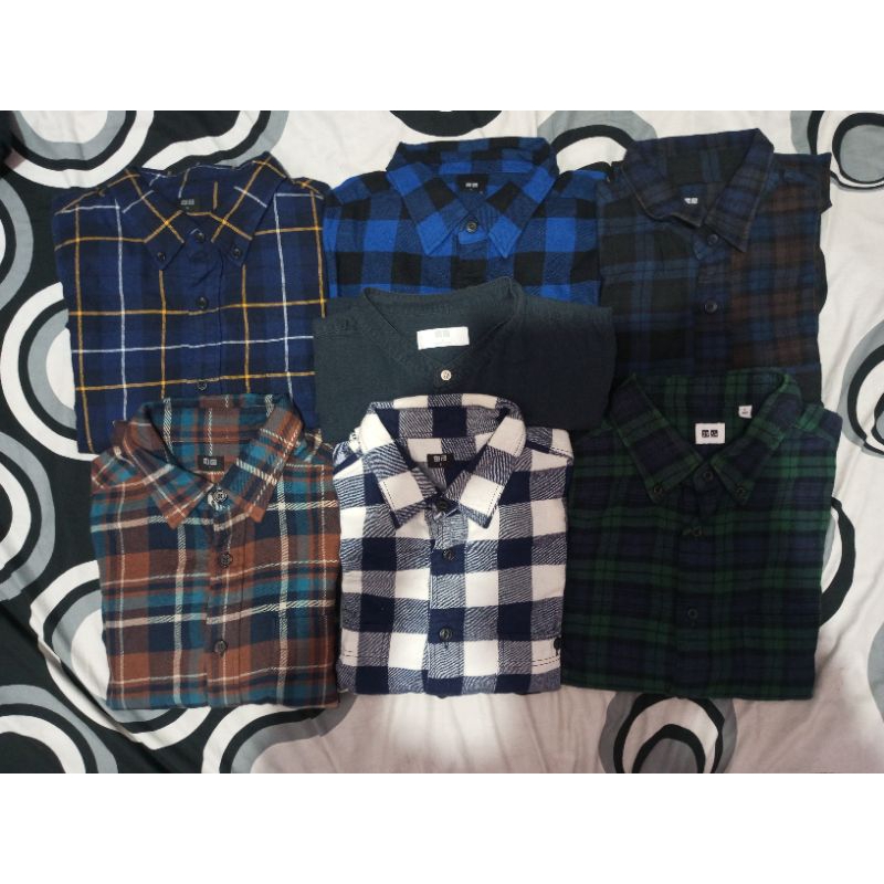 PAKET BORONGAN FLANNEL UNIQLO