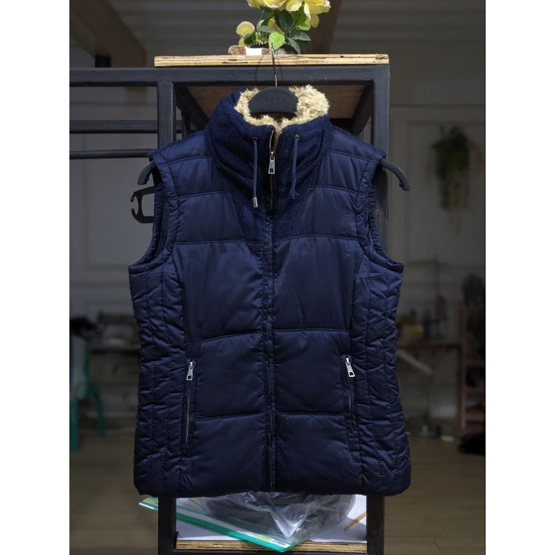 vest zara puffer