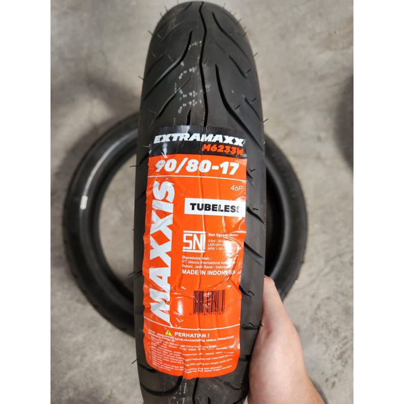 Ban motor MAXXIS Extramaxx 90/80 Ring 17 90/80-17 Tubeless