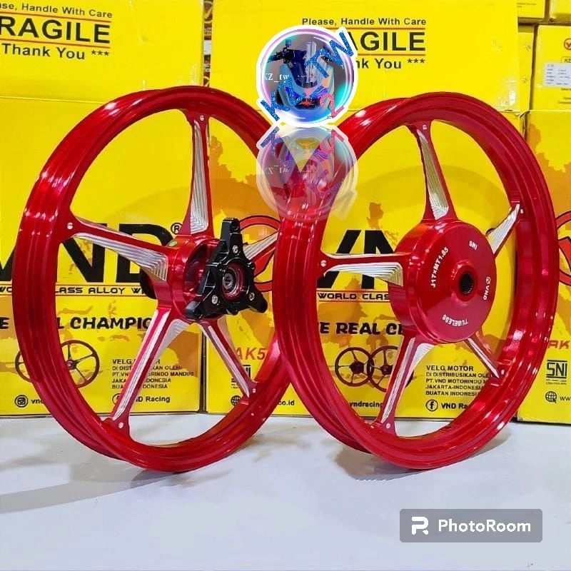 VND VELG AK 55 AEROX AK55 V2 RING 17 / VELG RACING VND AK 55 V2 UK 1.60x17 - 1.85x17 - All Aerox