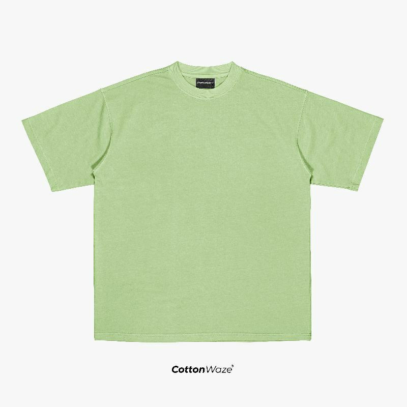 Kaos Oversized Sage Green Premium Cotton 24s Kaos Polos Basic Series Unisex Pria Wanita