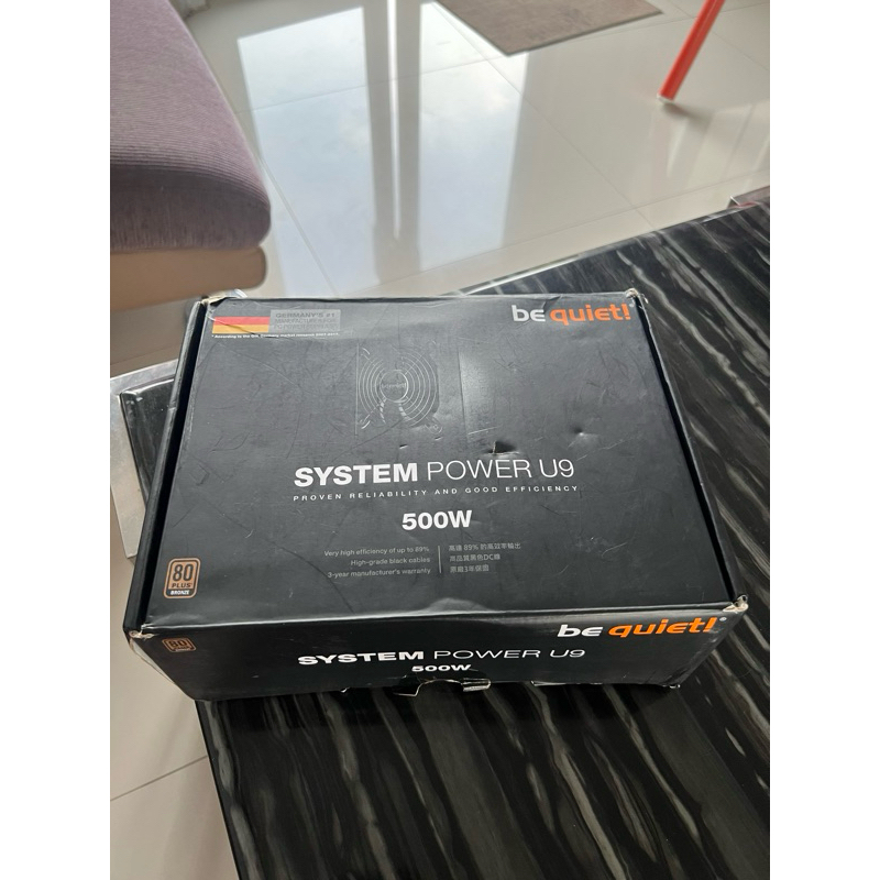 PSU bequiet 500w 80+ bronze
