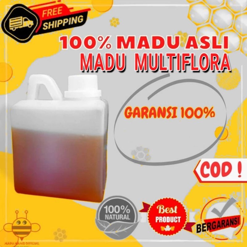 

PROMO!! BUY 1 GET 1 Madu SUPER MULTIFLORA/MANIS 500gr