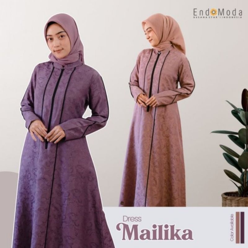 Endomoda Gamis Mailika | Gamis Endomoda Terbaru | Gamis Endomoda Premium | Gamis Kondangan | Gamis D