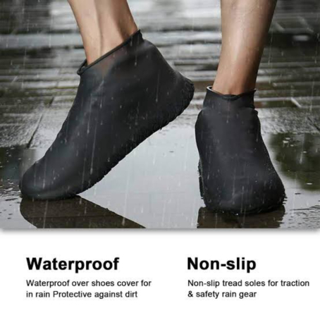ZFLY Shoe Cover Latex Waterproof Pelindung Sepatu Anti Air Hujan Basah - L Size 41-47