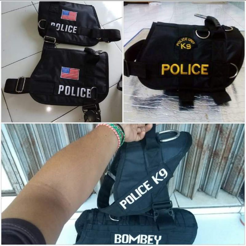 HARNESS ANJING DOG HARNESS ANJING K9 STYLE ALA POLICE DOG