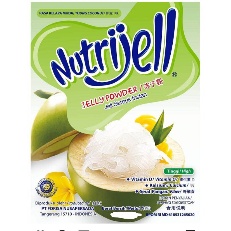 

Nutrijel Nutrijell kelapa muda 10gr