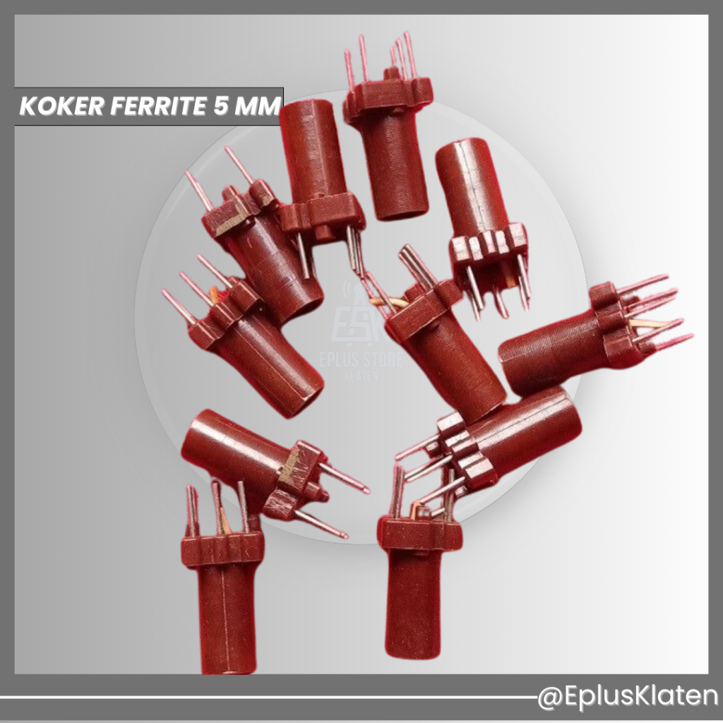 Koker ferit ferrite kecil untuk RF HF SSB FM pemancar 5mm