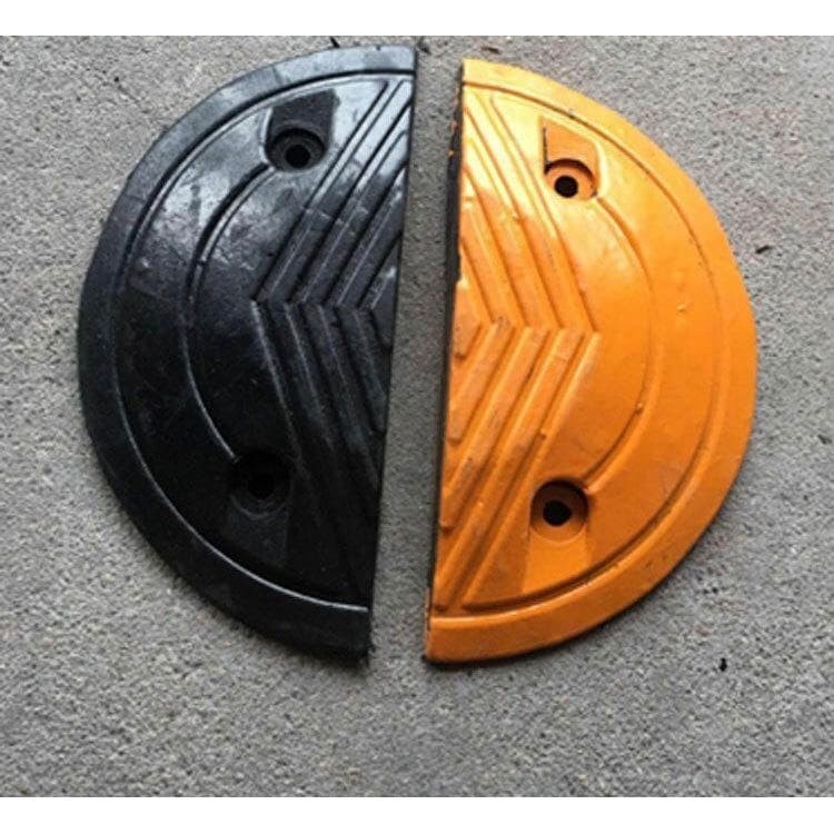 Polisi Tidur 17CM Karet Rubber Speed Hump END CAP Polisi tidur karet