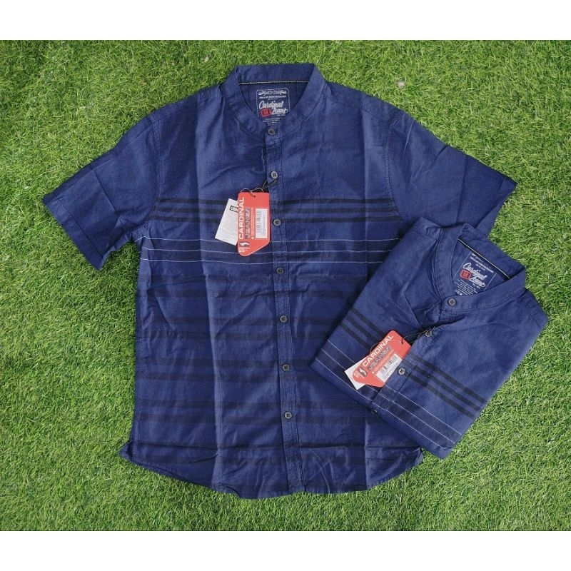 BAJU KOKO CARDINAL MOSLEM TAQWA CARDINAL ORIGINAL PRINTING BORDIR PENDEK