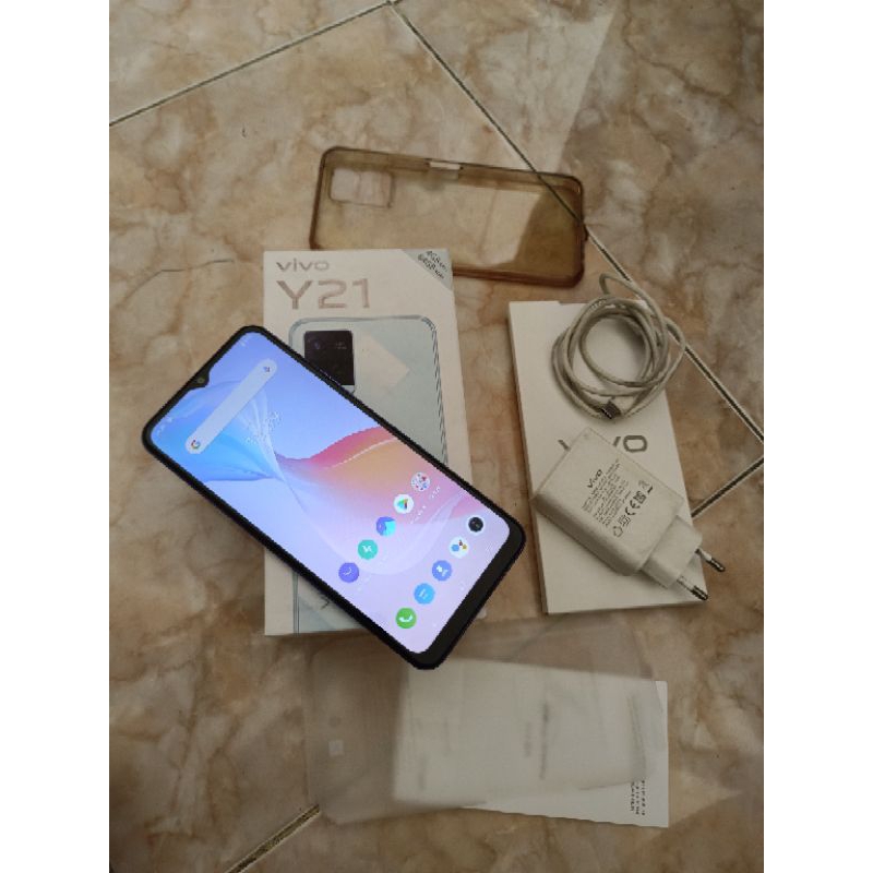 Second VIVO Y21 ram 4+1/64 gb garansi resmi