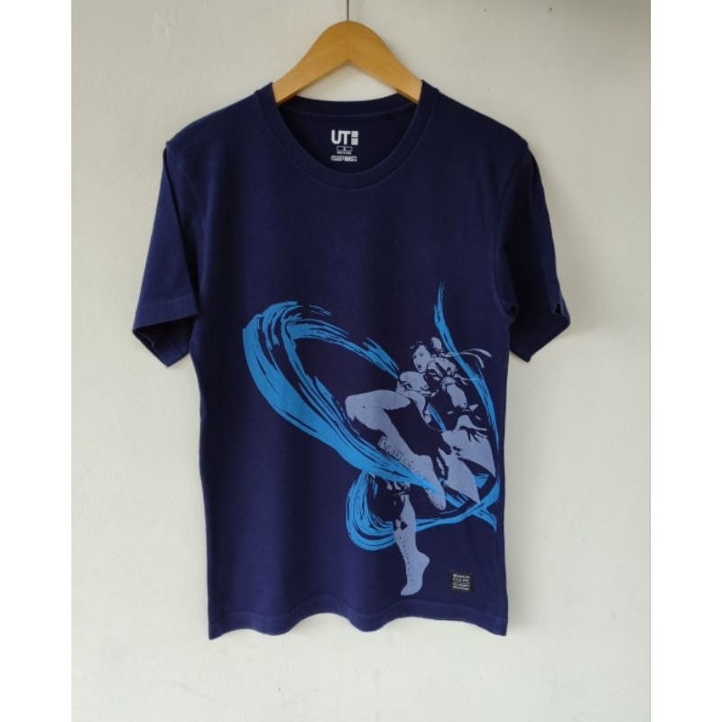 KAOS OBLONG KATUN UNIQLO X CAPCOM