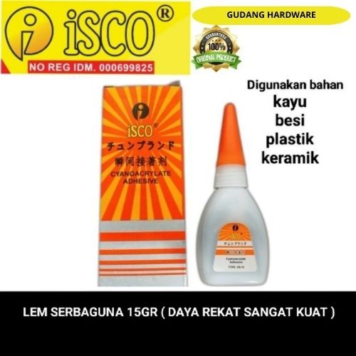 

Isco lem serbaguna 15gr ( daya rekat sangat kuat )