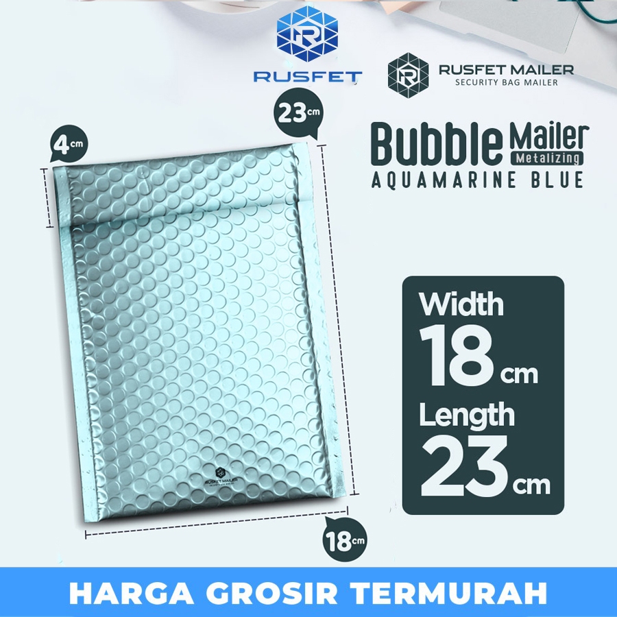 

AMPLOP BUBBLE MURAH|BUBBLE MAILER|BUBBLE PACKING LIGHT BLUEMETAL 18X23