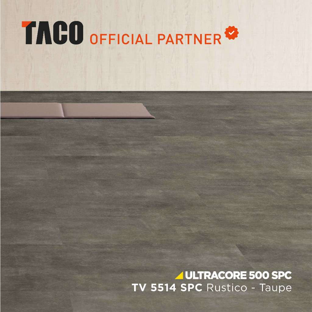 TACO Lantai SPC 5mm - TV 5514 Rustico Taupe